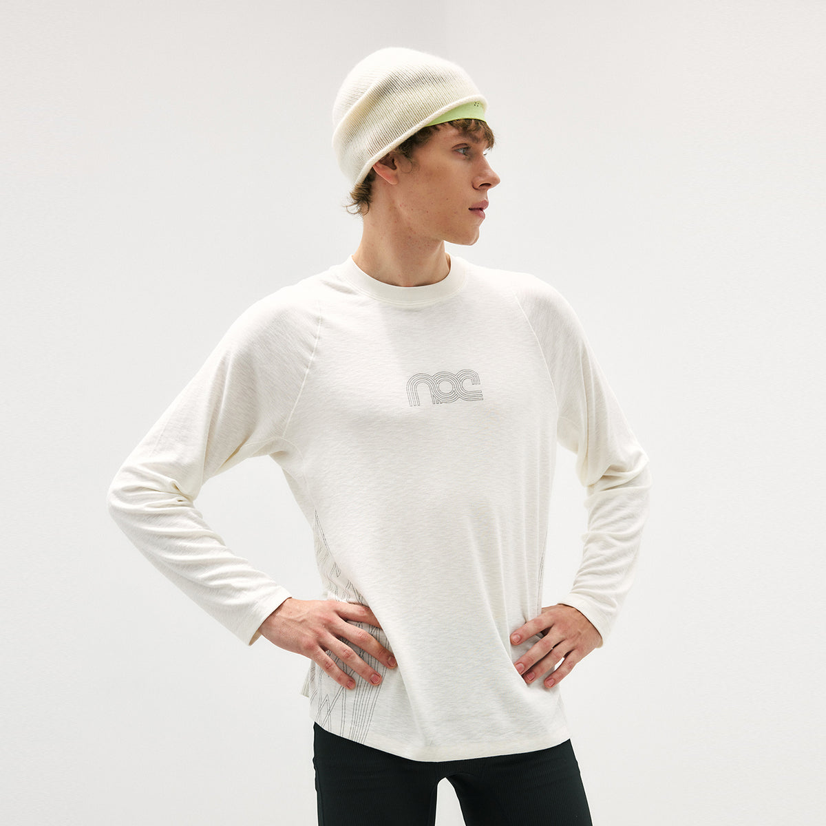 NAC Mousse Slub Cotton Printed Long Sleeve