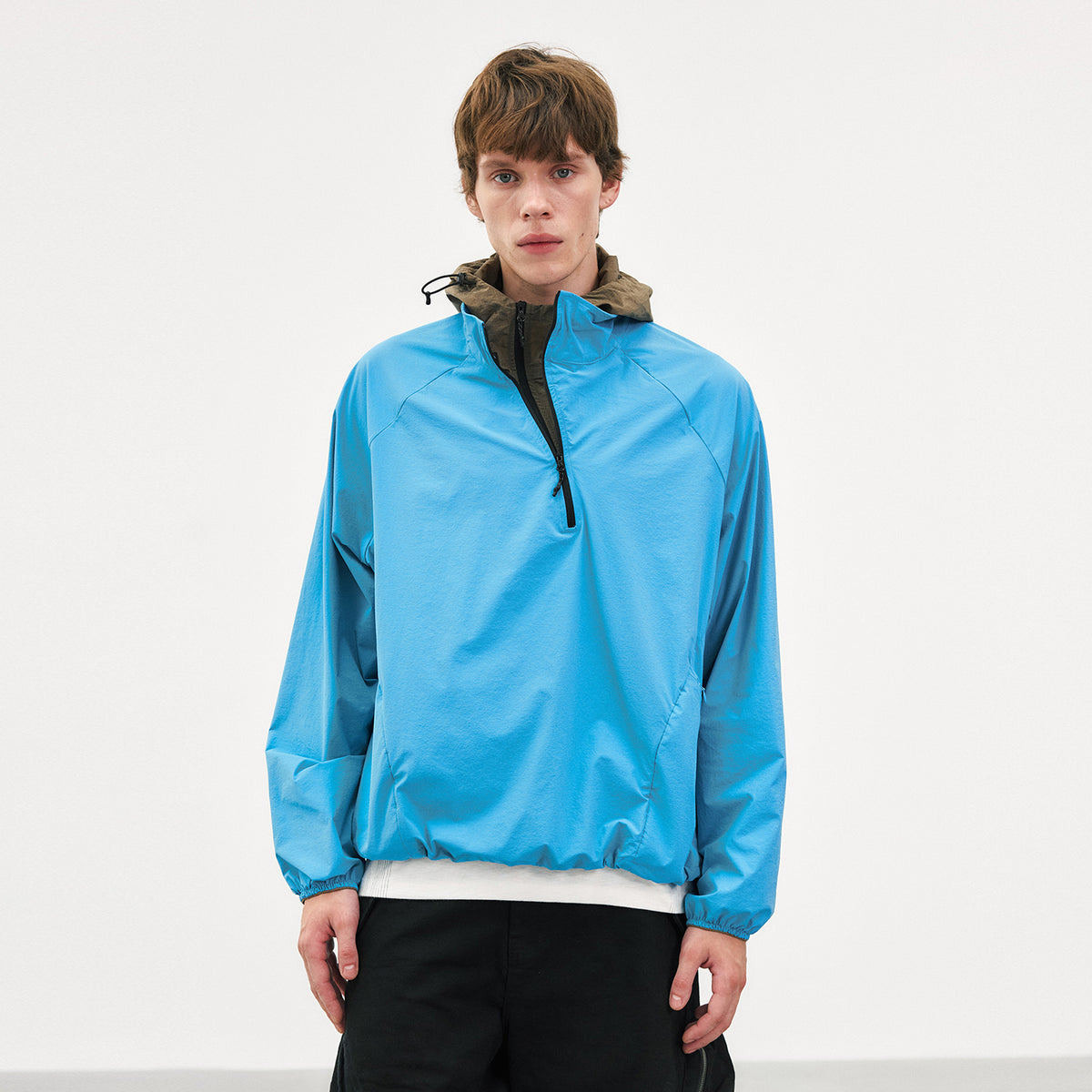 Urban Flow Layered Pullover Windbreaker