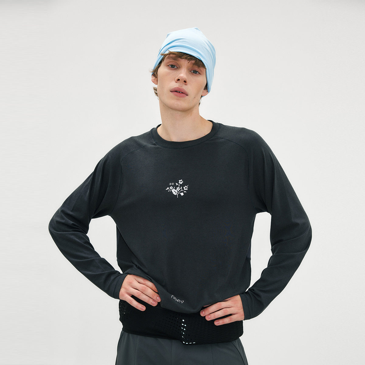 SPORTS TENCEL Merino Wool Colorblock Long Sleeve