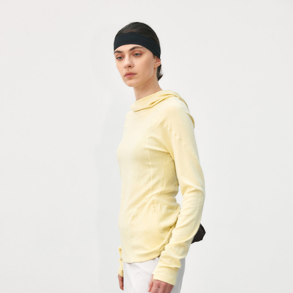 Slim-Fit Mousse Slub Hooded Base Layer