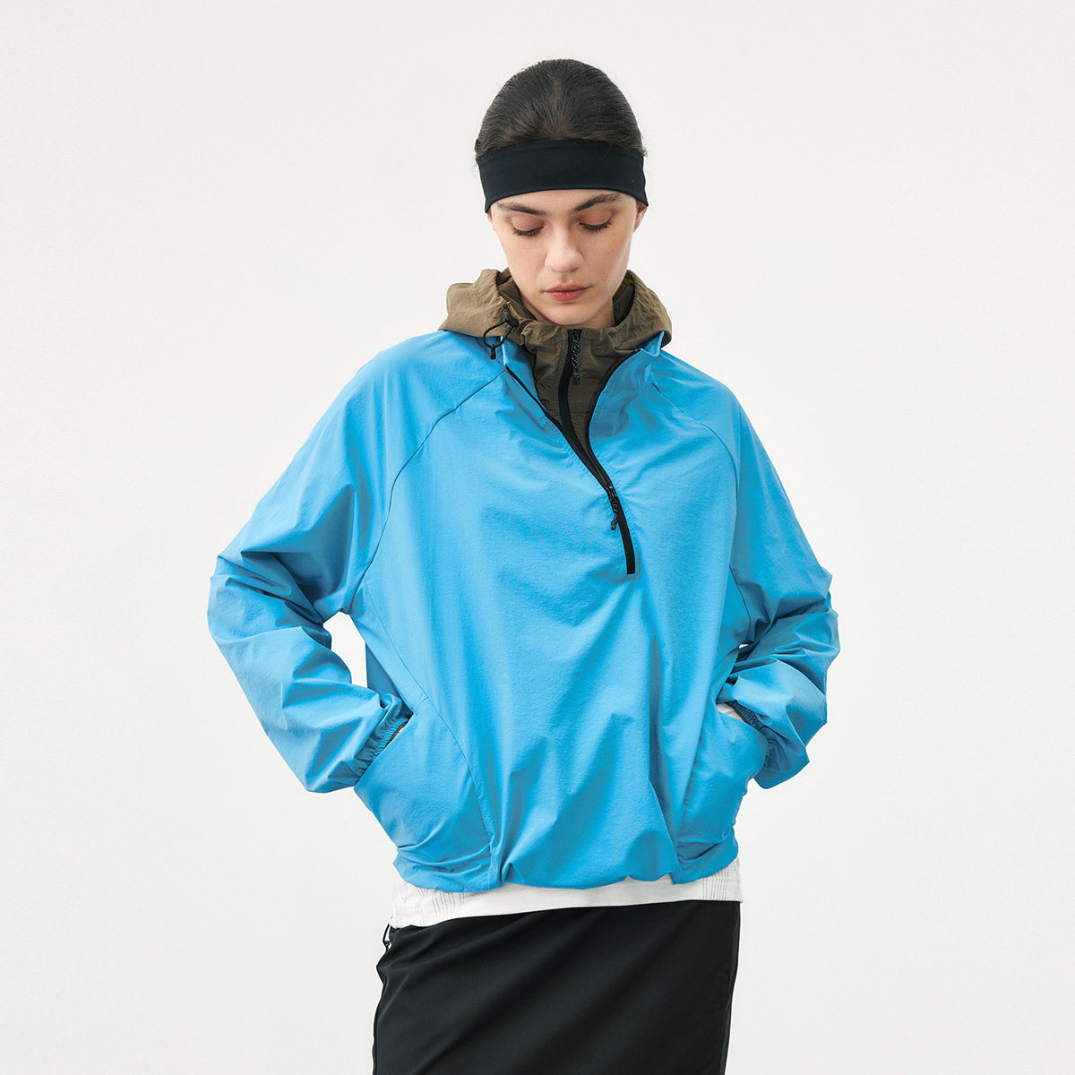 Urban Flow Layered Pullover Windbreaker