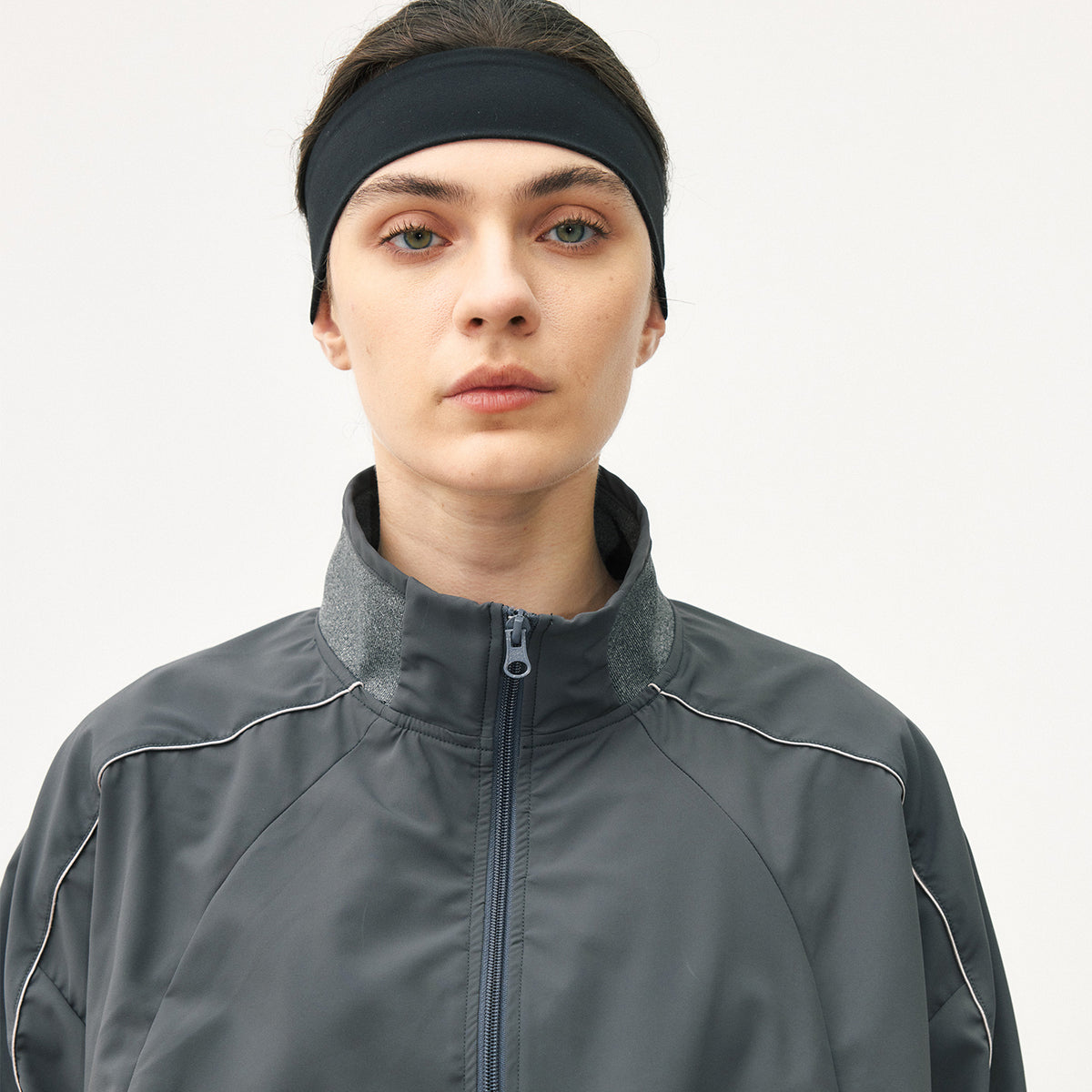 Urban Flow Bubble-Hem Coach Jacket