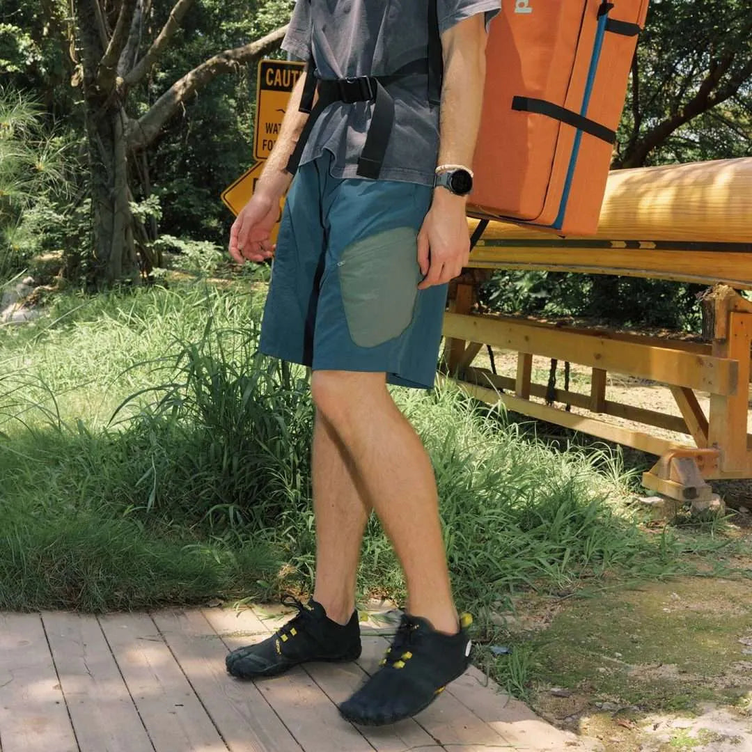 Contrast Pocket Knee Length Shorts