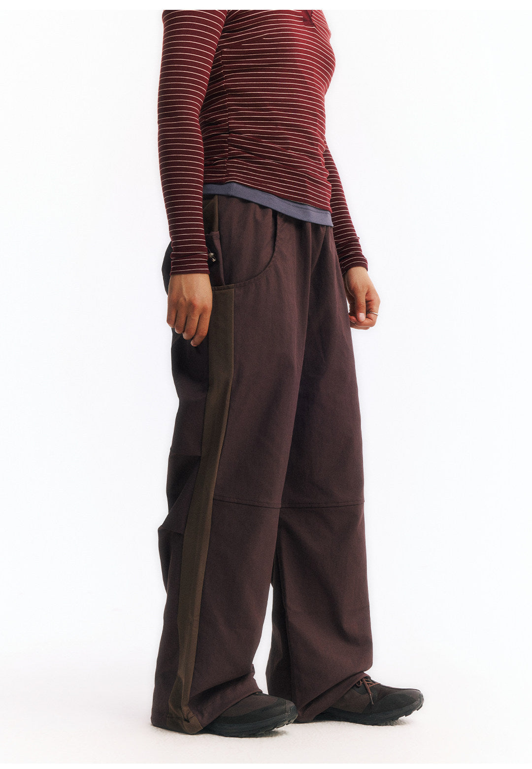 Color-blocked Pants