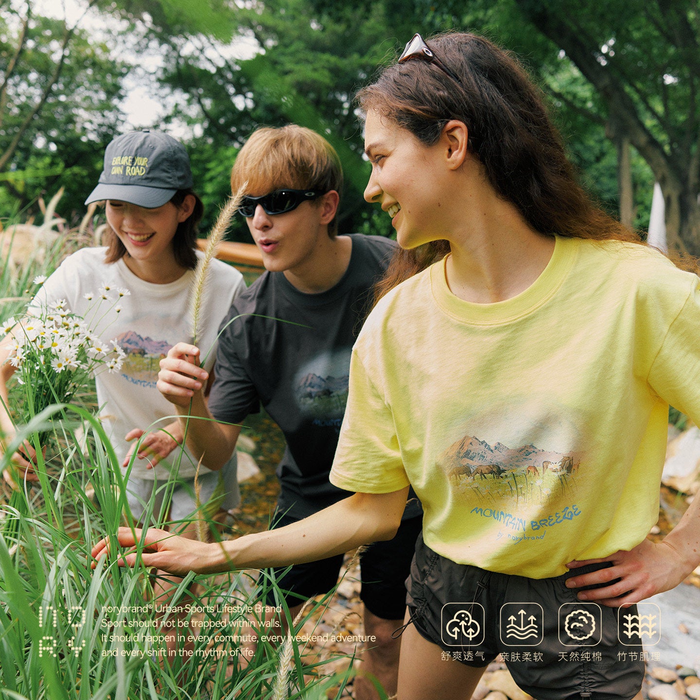 Wild Mountain Diary Print Short Sleeve Tee