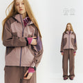 Color Block Hiking Jacket