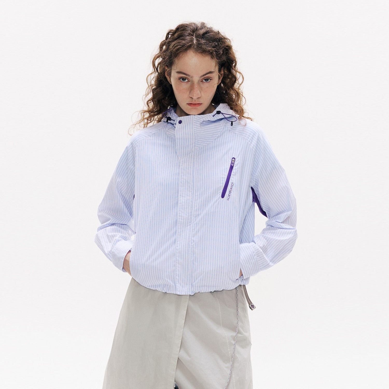 Plaid Color Block Sun Protection Shirt