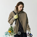 Curved S Zipper Hoodie