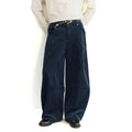 Corduroy Curved Barrel Leg Pants
