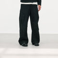 Urban Flow Curved Cargo-Pocket Shell Pants