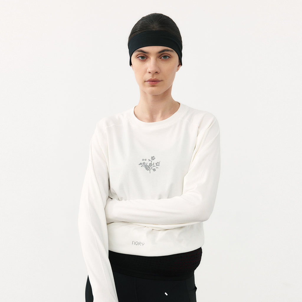 SPORTS TENCEL Merino Wool Colorblock Long Sleeve