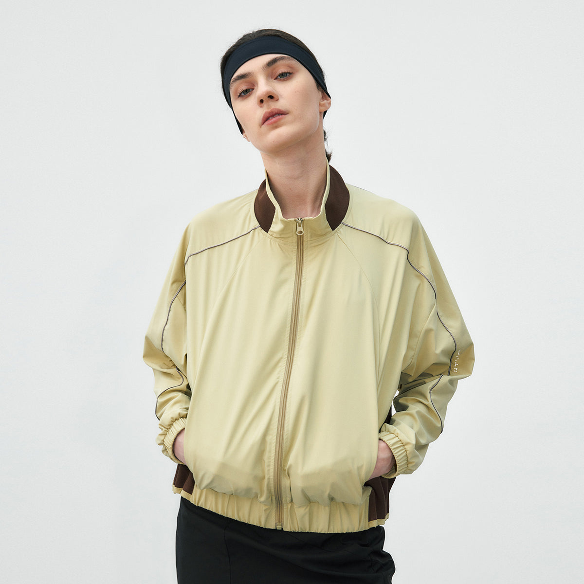 Urban Flow Bubble-Hem Coach Jacket