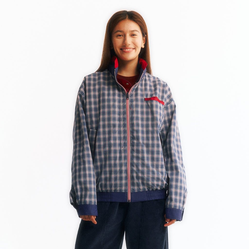 Vintage Reversible Plaid Jacket
