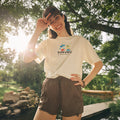 Running Mouse Slub Cotton Short Sleeve Tee