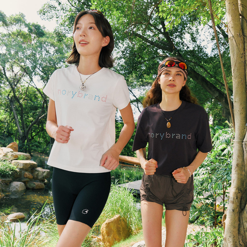 COOLMAX Letter Print Short Sleeve Tee