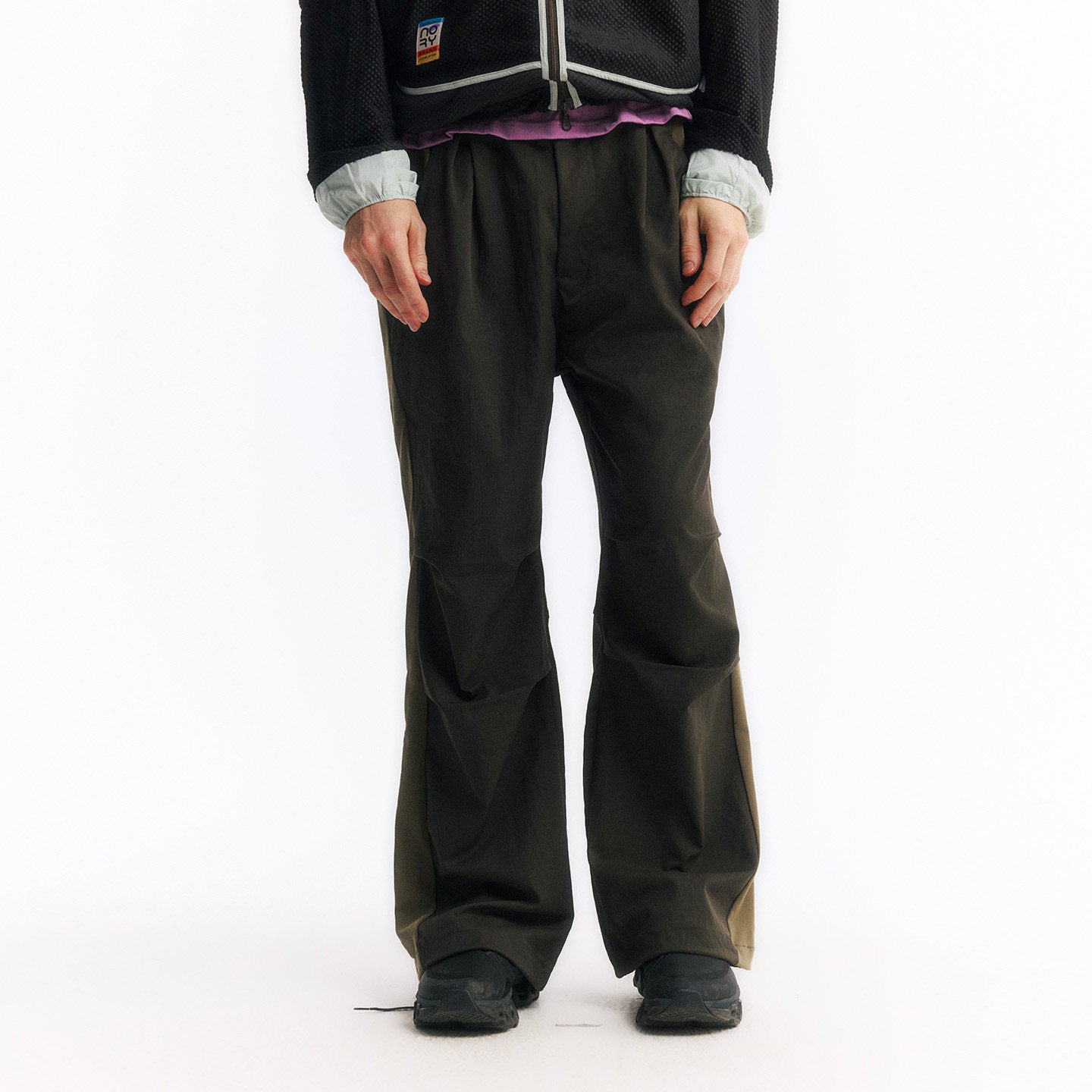 Color-blocked Pants