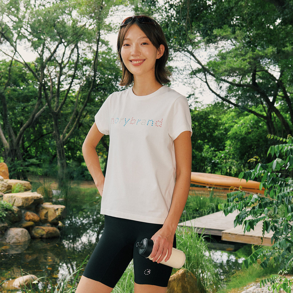 COOLMAX Letter Print Short Sleeve Tee