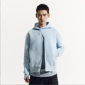 Diagonal Zip Hooded Jacket