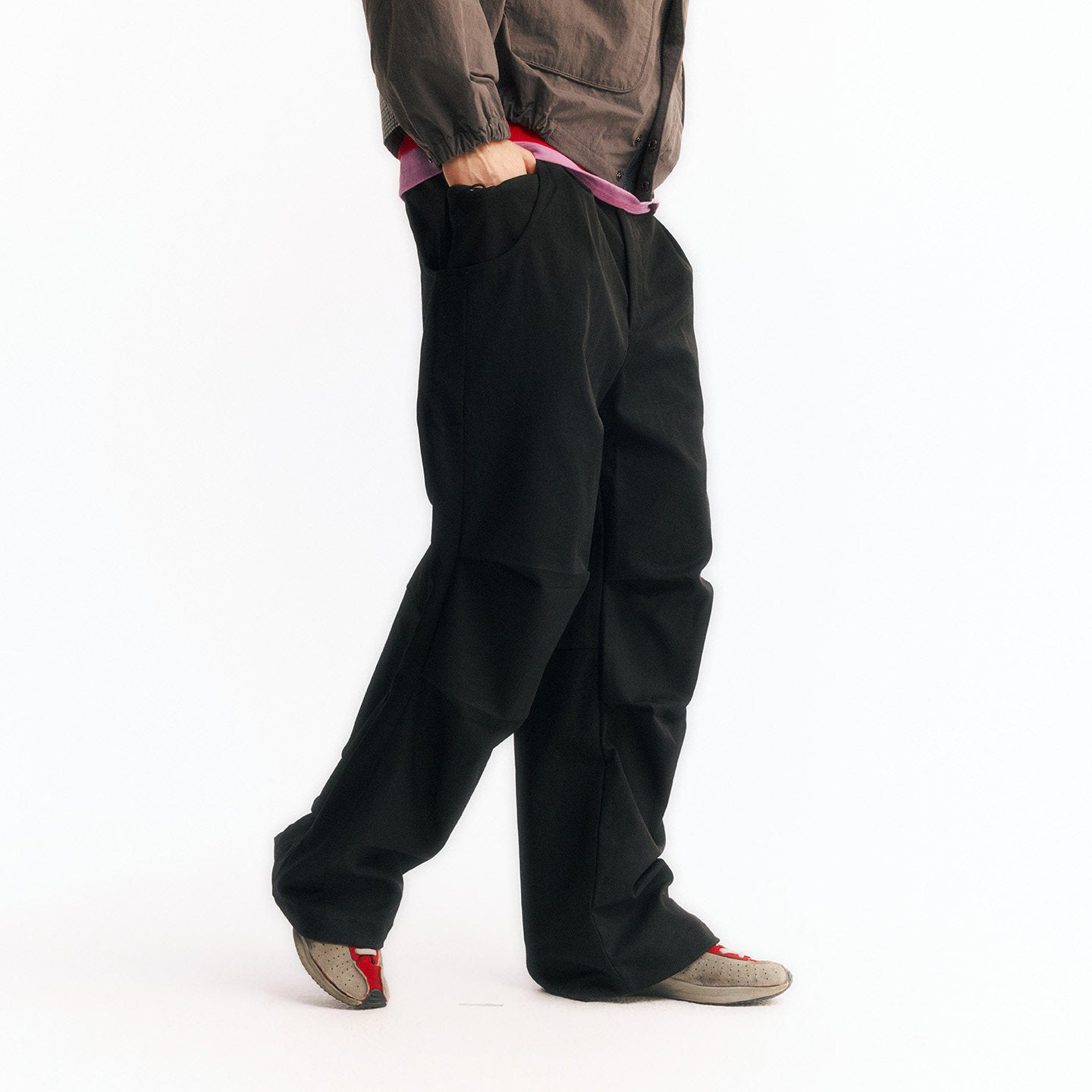 Color-blocked Pants