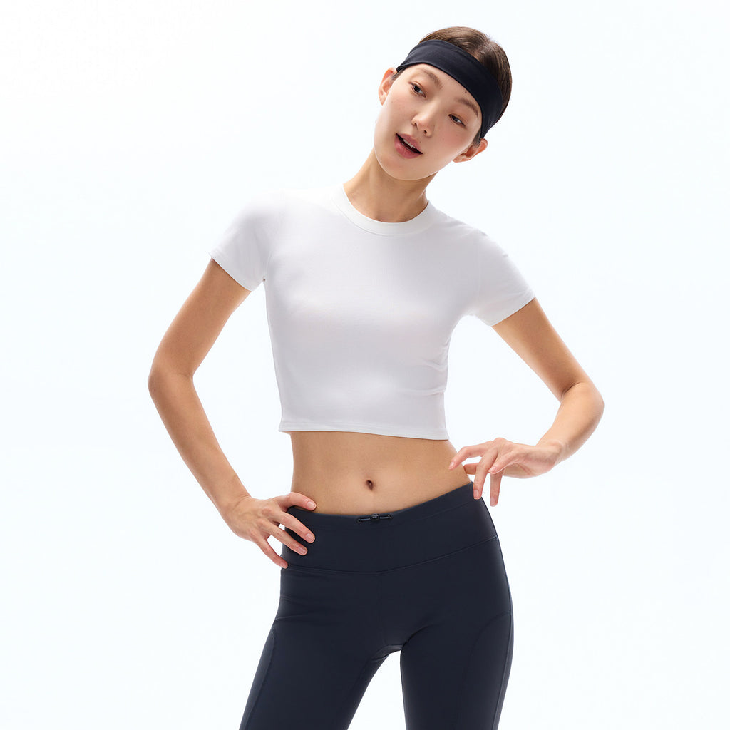Cooling Fitted Yoga Short Sleeve T-Shirt