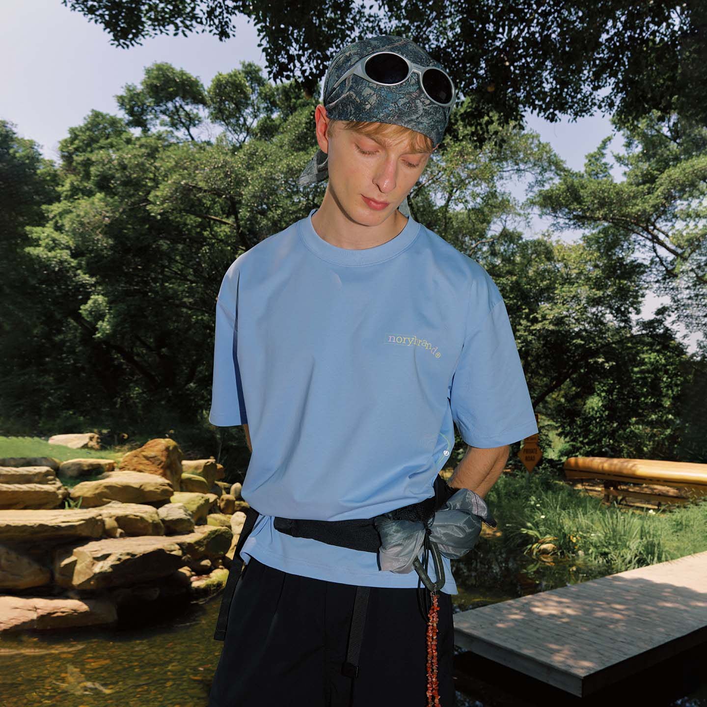 Mint Cooling Logo Print Short Sleeve T-Shirt