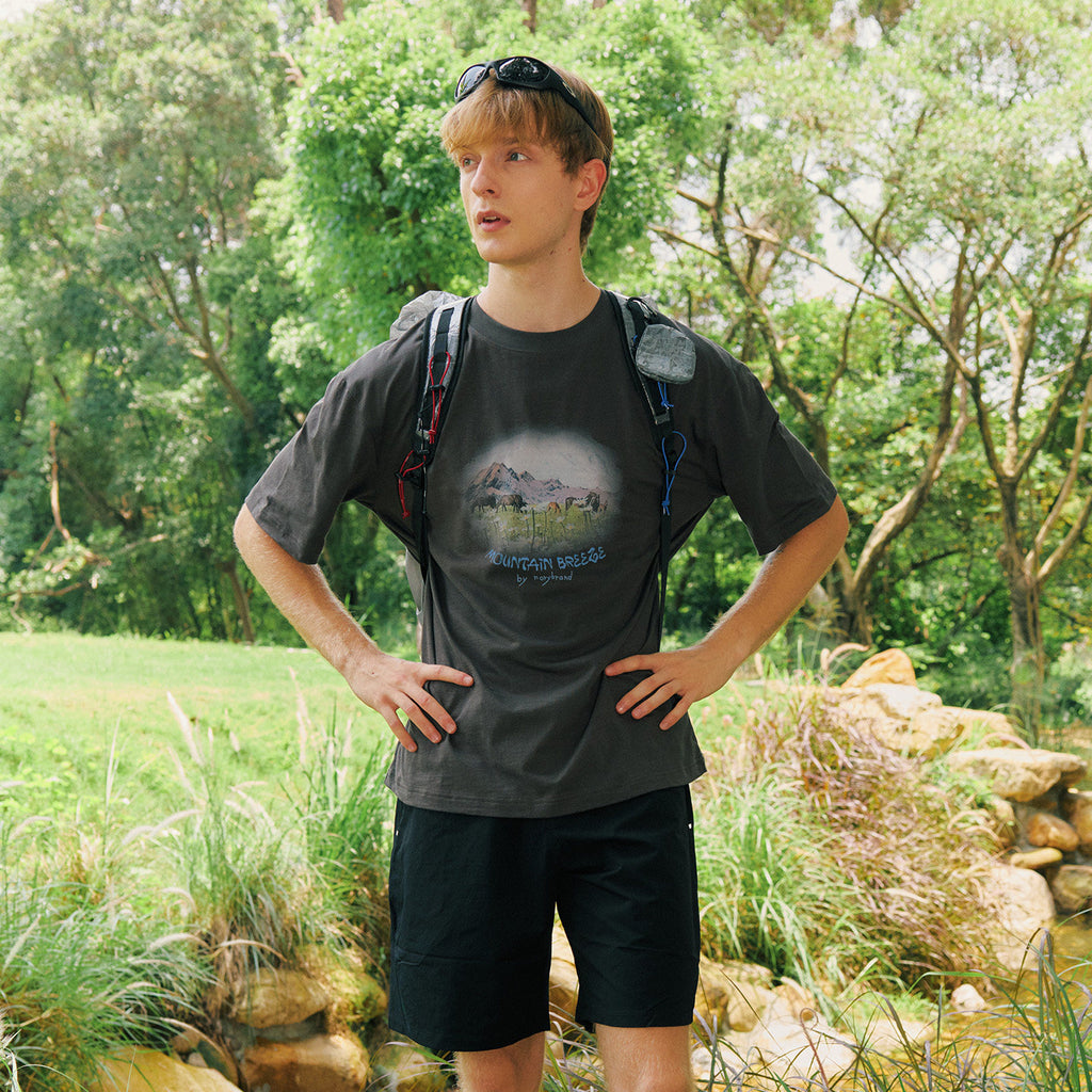 Wild Mountain Diary Print Short Sleeve Tee