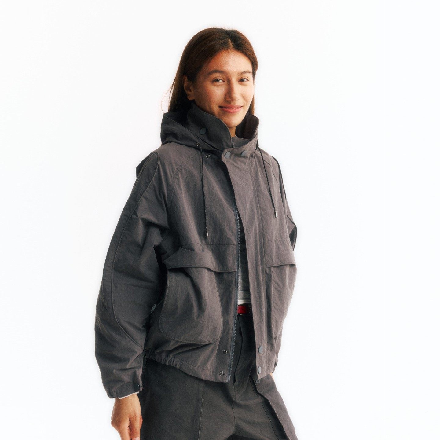 Spliced Plaid Jacket