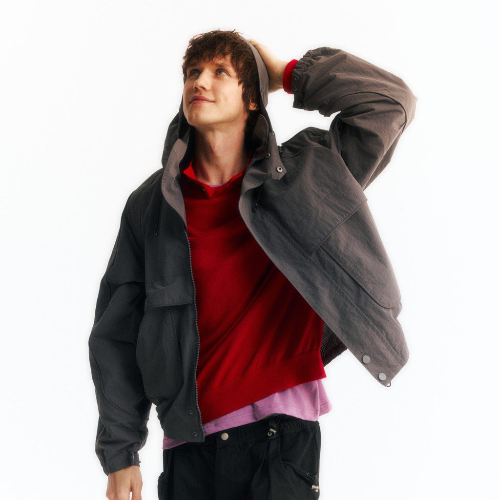 Spliced Plaid Jacket