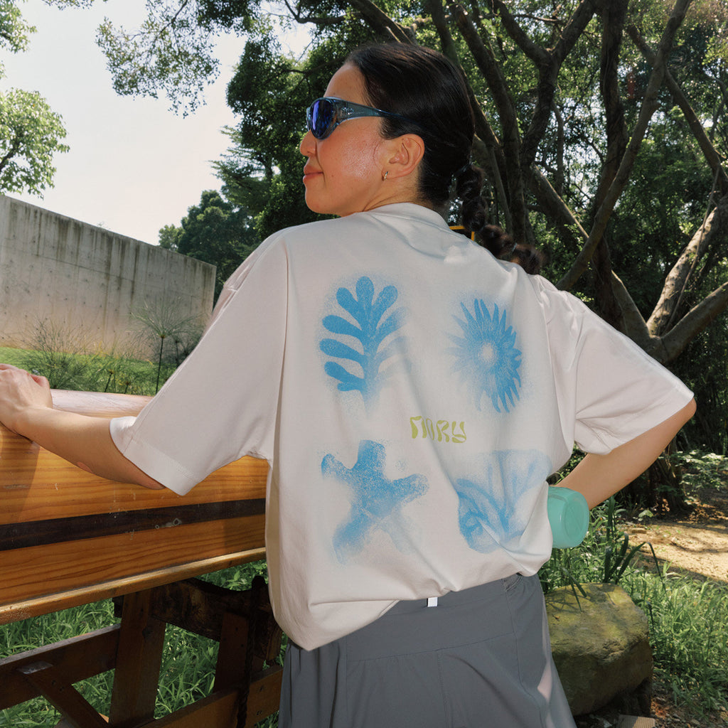 Plant Fossil Print Short Sleeve Tee