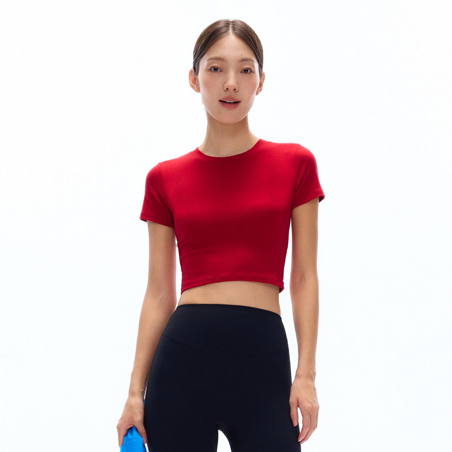 Cooling Fitted Yoga Short Sleeve T-Shirt