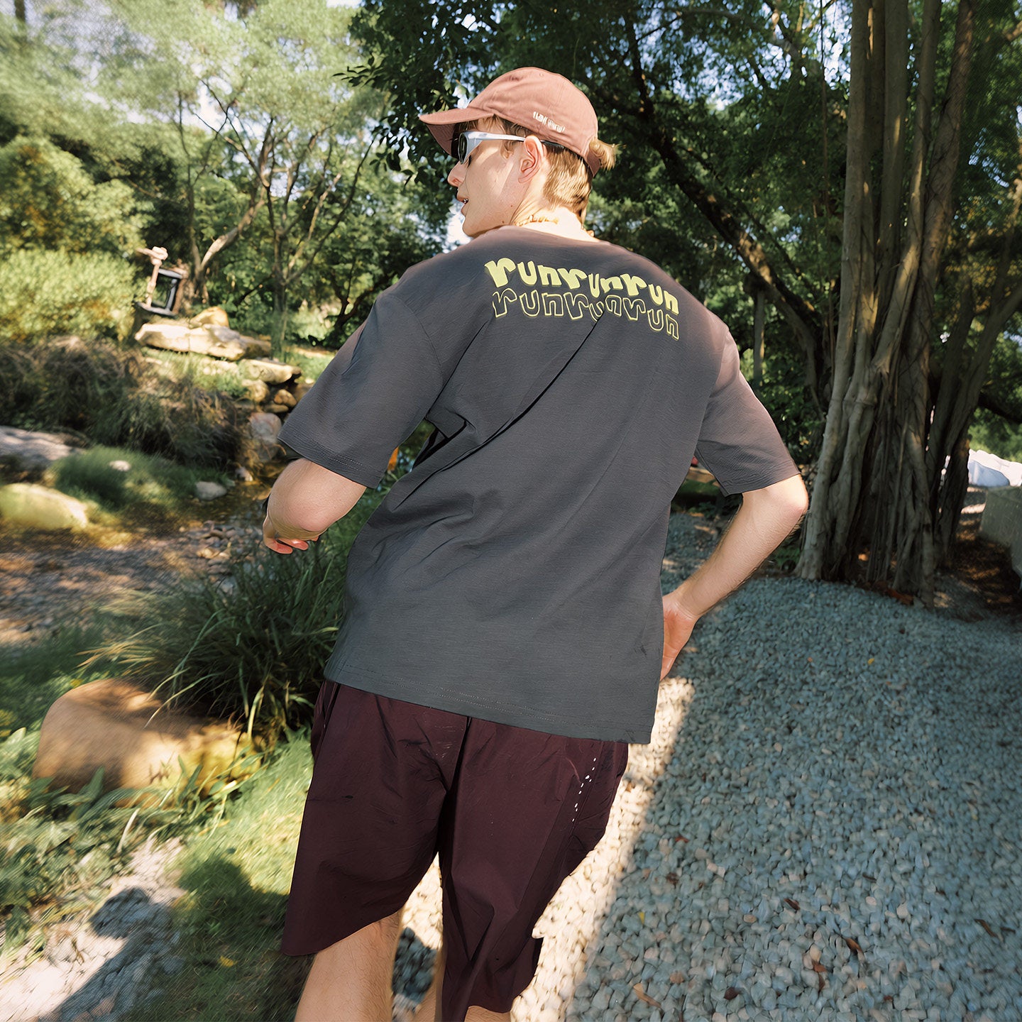 ランニングマウス スラブコットン 半袖Tシャツ