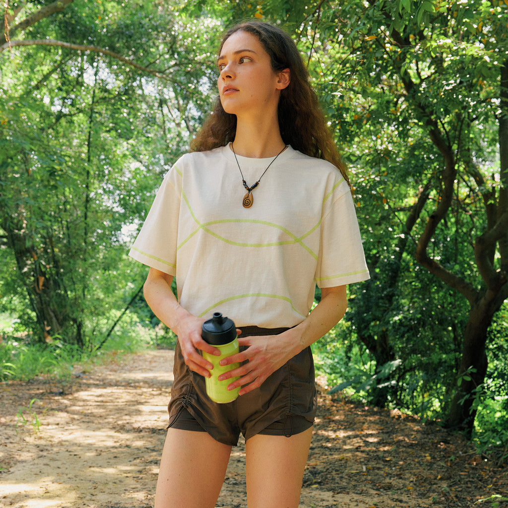 Hassel Stitch Slub Cotton Short Sleeve Tee