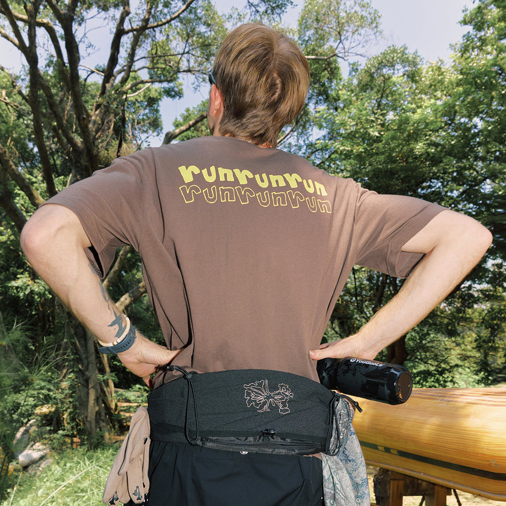 Running Cactus Print Short Sleeve T-shirt