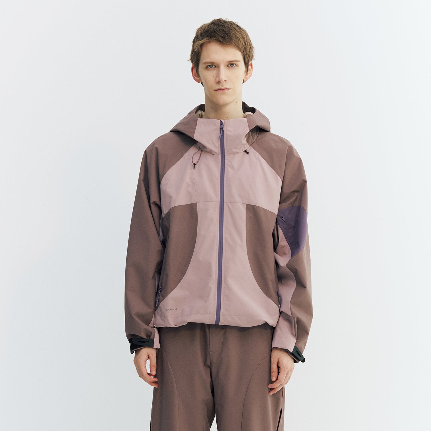 Color Block Hiking Jacket